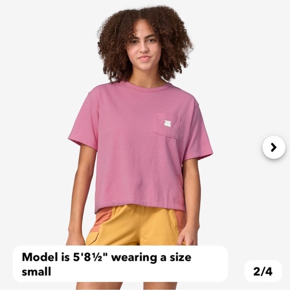 NWT Patagonia Women's Channel Islands Pocket T-Shirt. Size XS or M - Picture 8 of 8